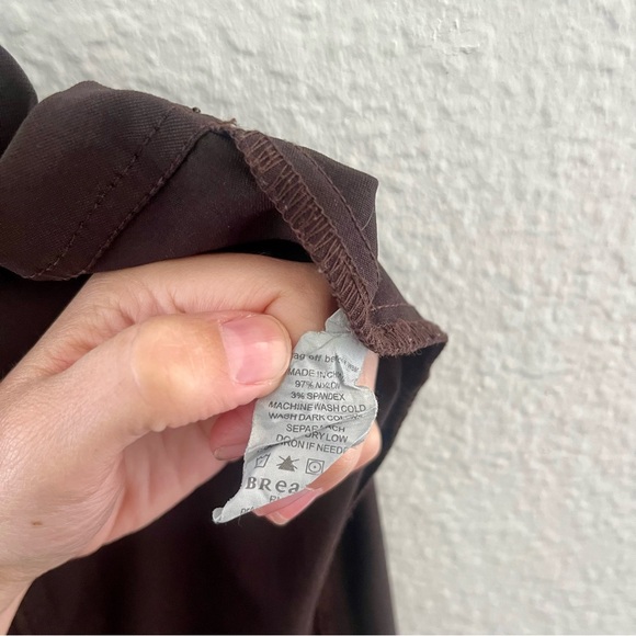 Prana Brown Monarch Convertible Hiking Pants Dark Brown Size 4 - Picture 16 of 16